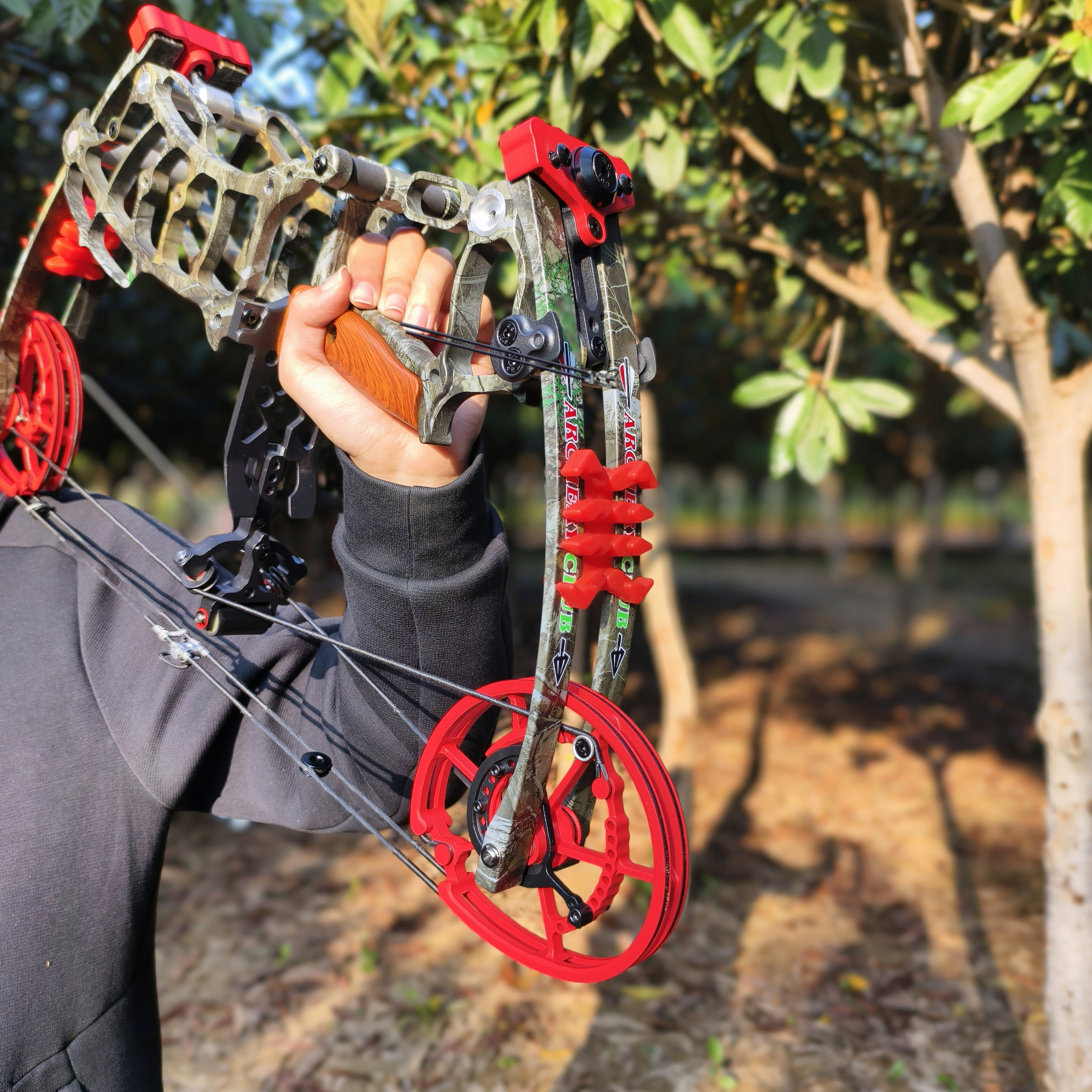 Dual-Use Compound Bow Set 19" Shoots Arrows Steel Balls RH LH