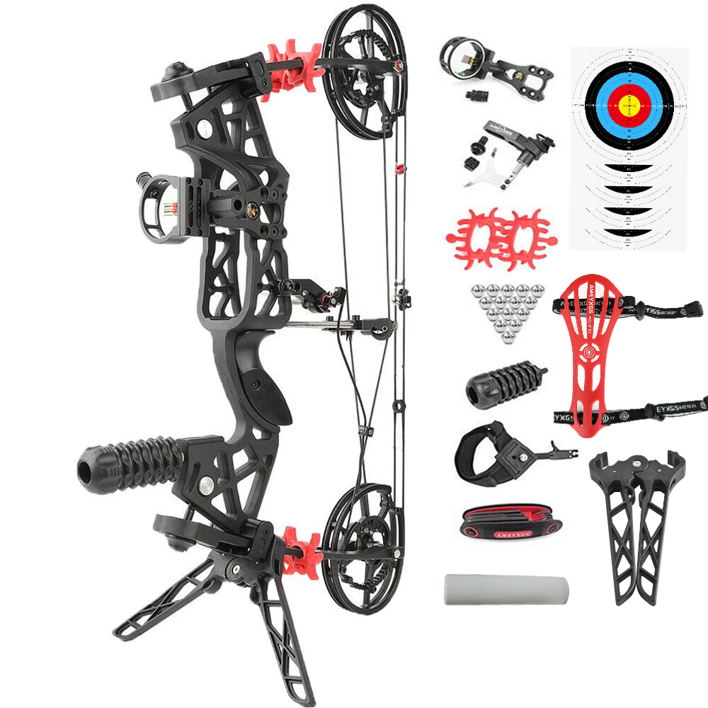 Compound Bow Dual-use Steel Ball Arrows Archery Hunting Fishing RH LH