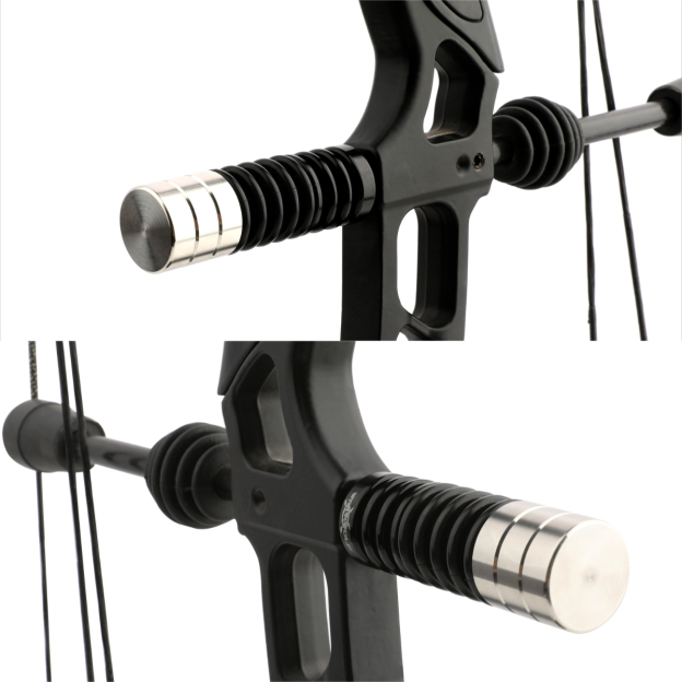 Bow Stabilizer Reduces Vibration for Compound/Recurve Bows