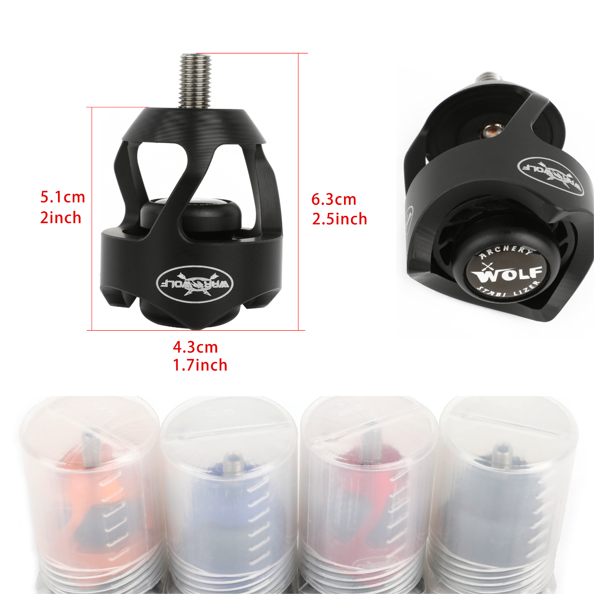 Archery Stabilizer Ball Weight Vibration Dampener