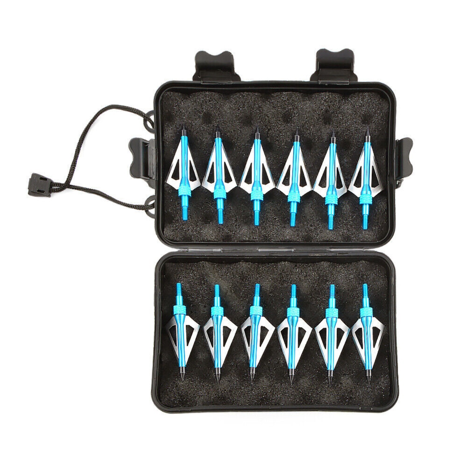 Black Hunter Takedown Recurve Bow Kit Hunting 60" 20-60lbs LH RH