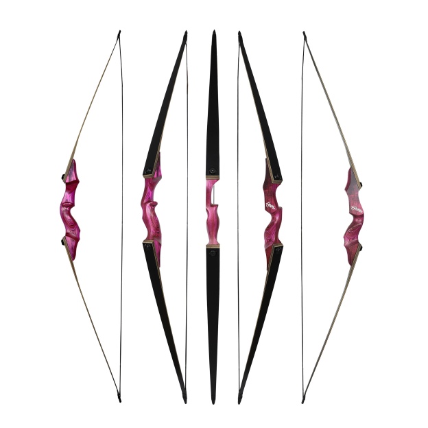 Black Hunter Longbow Recurve Bow and Arrows Set Hunting LH RH