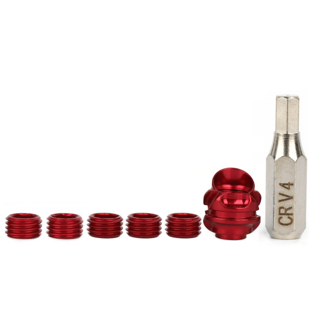 Compound Bow Peep Sight Kit with Clarifier Lens & 5 Inner Cores