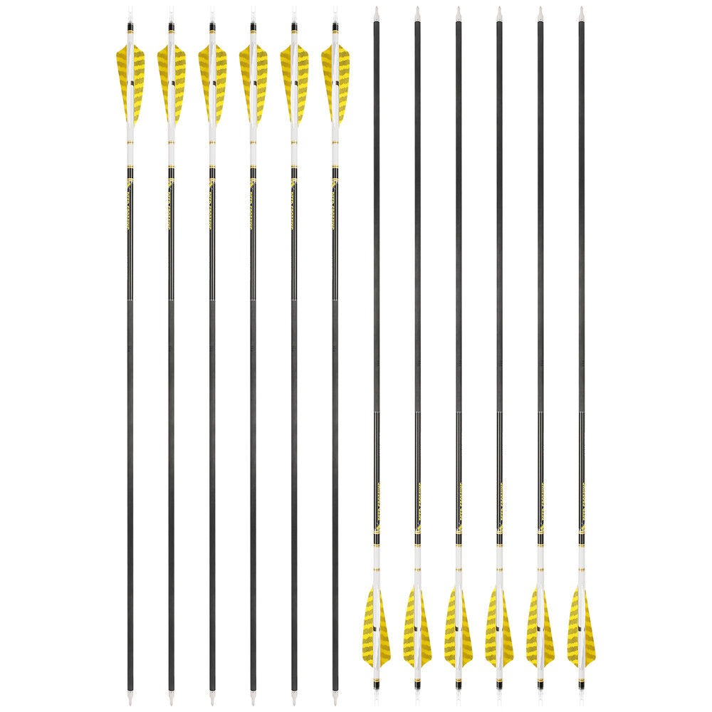 31'' Hunting Arrow Pure Carbon 4'' Turkey Feather SP250-600