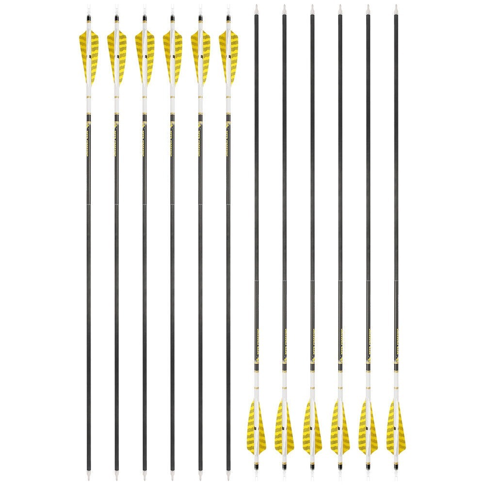 31'' Hunting Arrow Pure Carbon 4'' Turkey Feather SP250-600