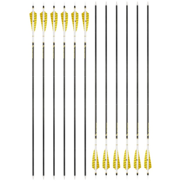 31'' Hunting Arrow Pure Carbon 4'' Turkey Feather SP250-600