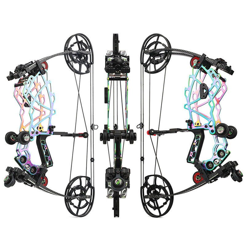 ALIEN 24 inch Compound Bow Steel Balls Arrows Hunting Fishing LH RH 