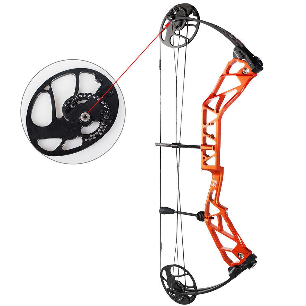 TOPOINT T1 MAX Hunting Compound Bow 19-70lbs CNC 320FPS LH RH