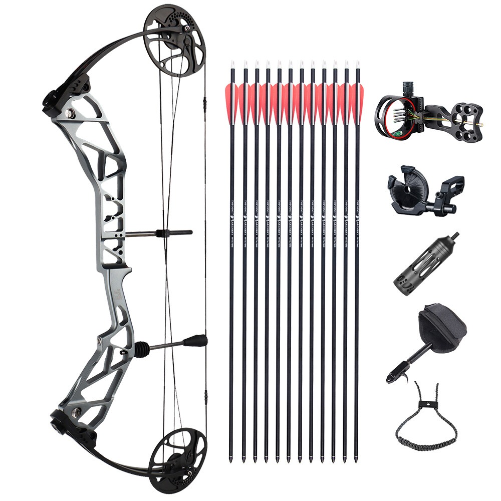 TOPOINT T1 MAX Compound Bow Set Hunting&Target CNC LH RH