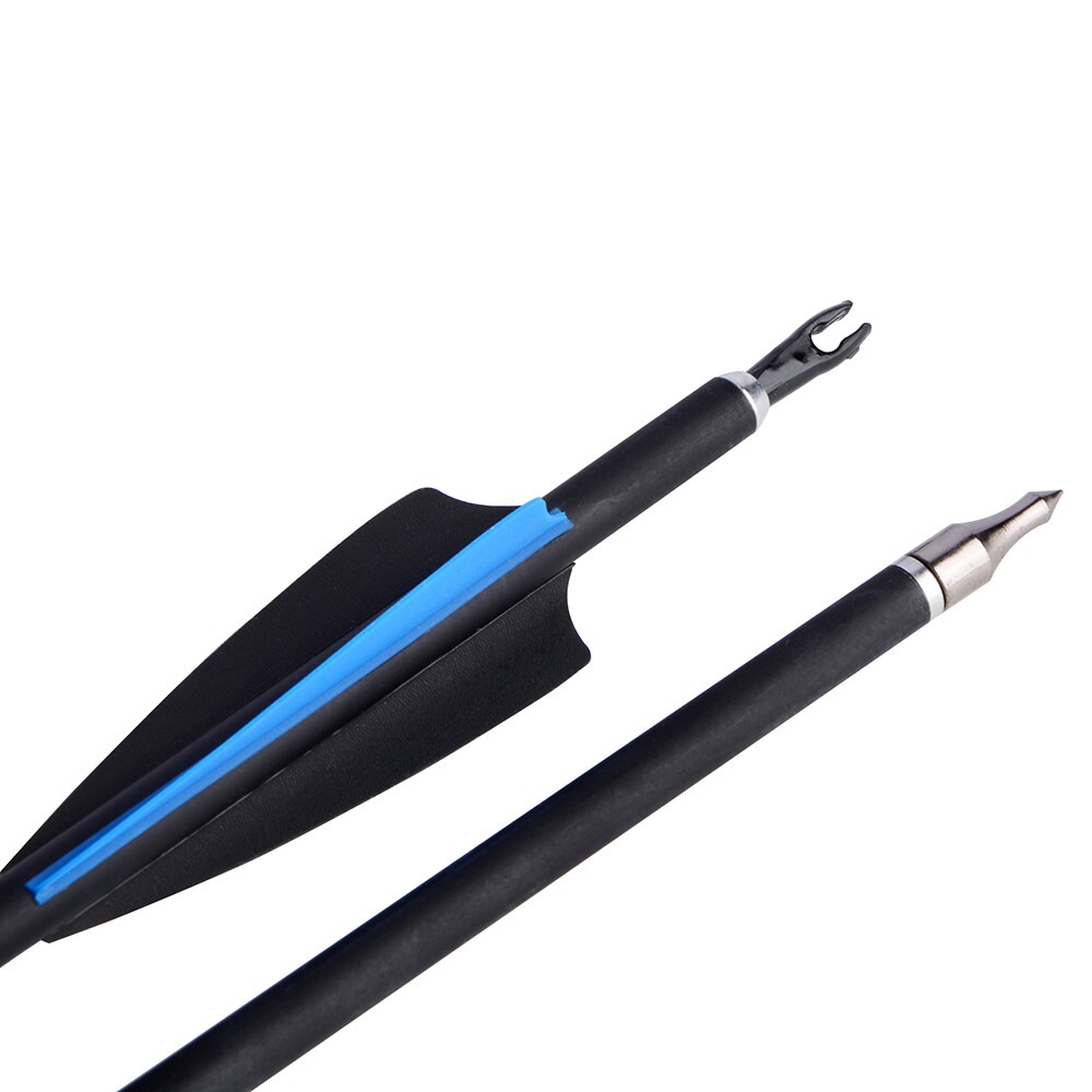 500 Spine Carbon Arrows Hunting & Target Practice (12-Pack)