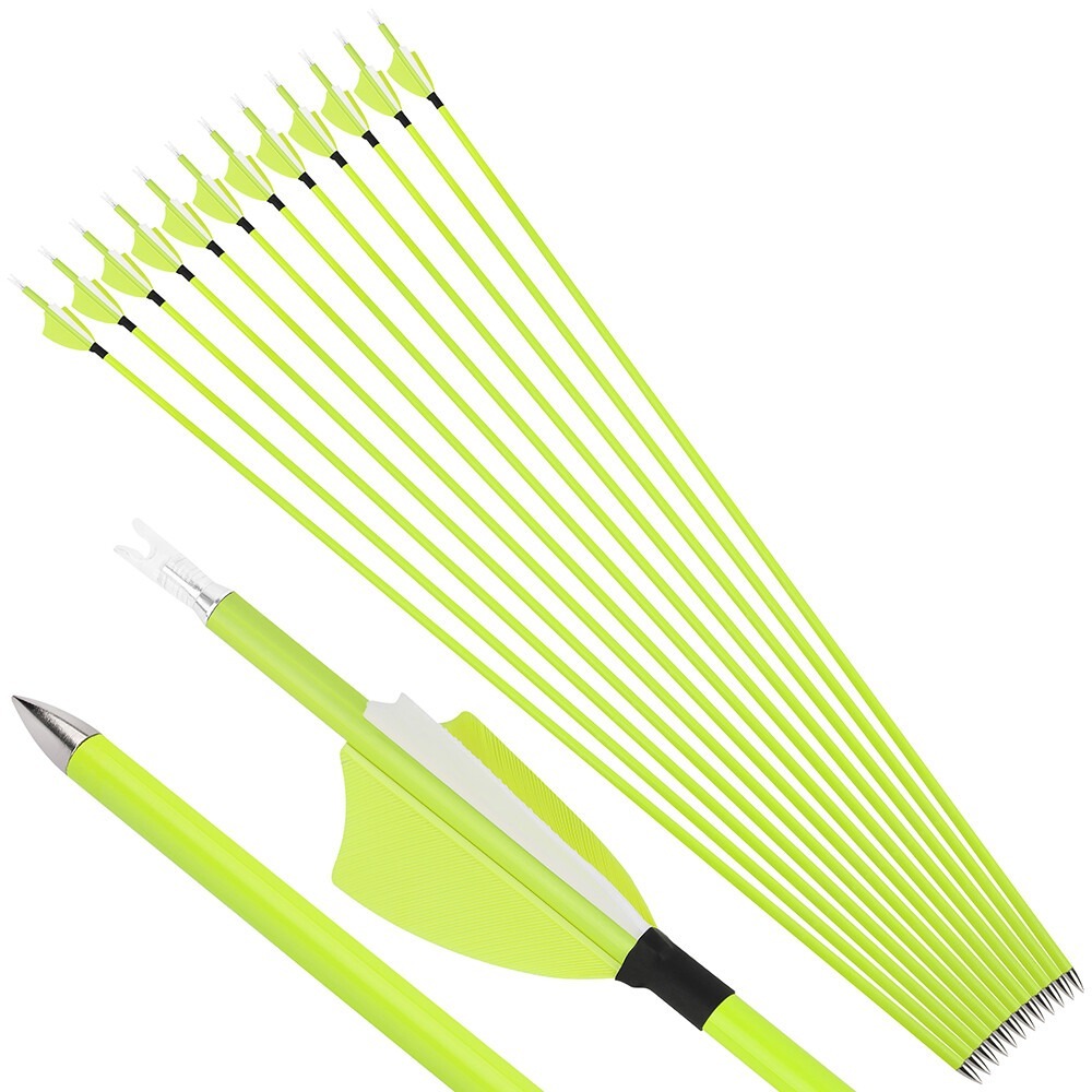 Carbon Arrows High-Visibility Target and Hunting SP1500 Feathers