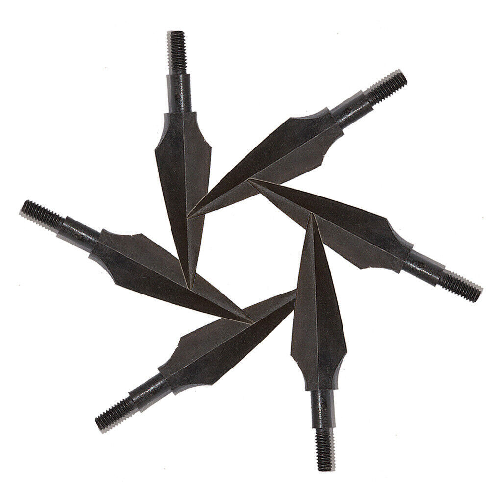150 Grain Screw-In Broadheads Arrowheads Stainless Steel Arrow Tips