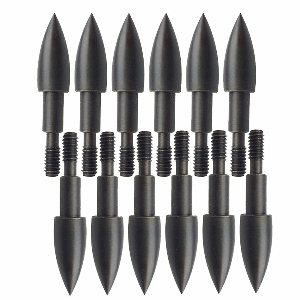 Archery Points Screw-In Target Tips for Practice 60 65 75 100 grain