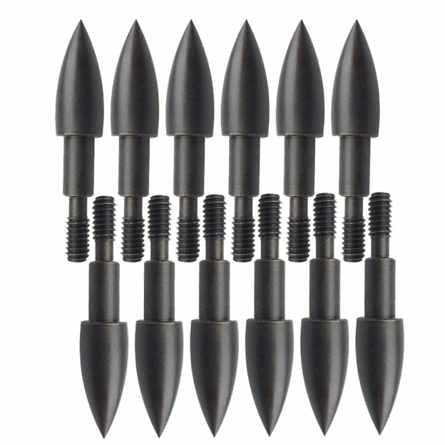 Archery Points Screw-In Target Tips for Practice 60 65 75 100 grain