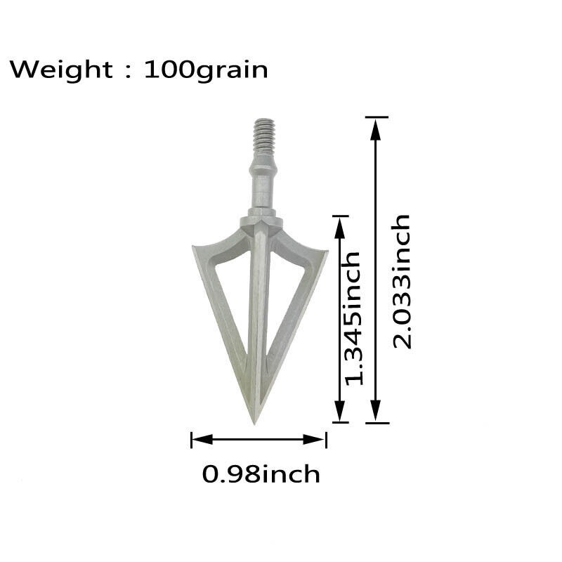 G5 Montec Preseason 100gr Practice Heads Archery Hunting Broadheads 