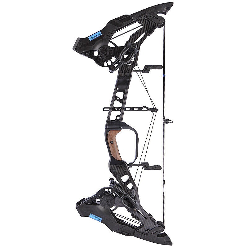 MENGQ Archery Compound Bow Set 21.5-60lbs Steel Ball Dual Use Hunting