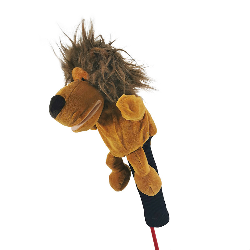 Plush Animal Golf Club Head Covers, Rhino/Koala/Lion Designs