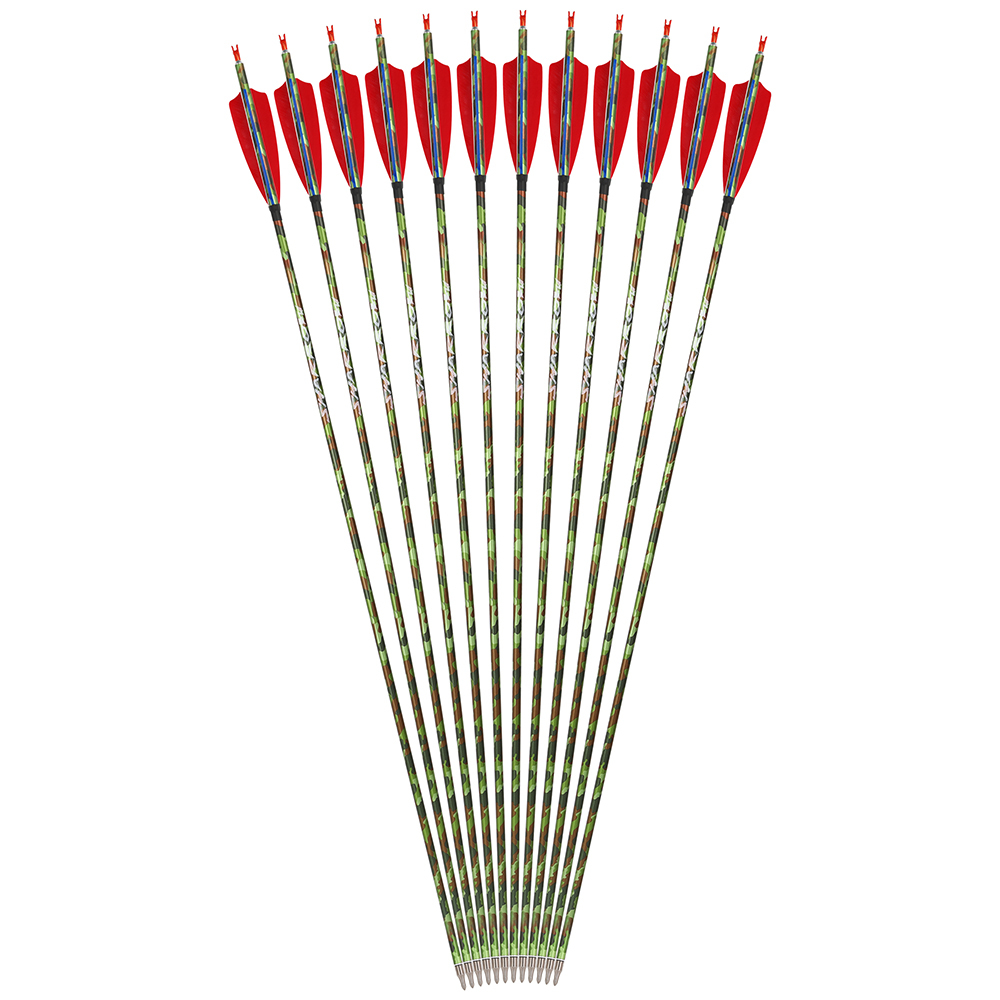 Pure Carbon Arrows Vane Spine 340 Recurve Compound Hunting