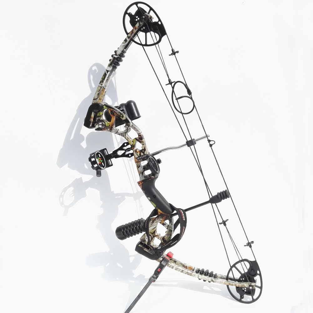 Junxing M125 Compound Bow Set 30-70lbs RH/LH 320FPS Hunting