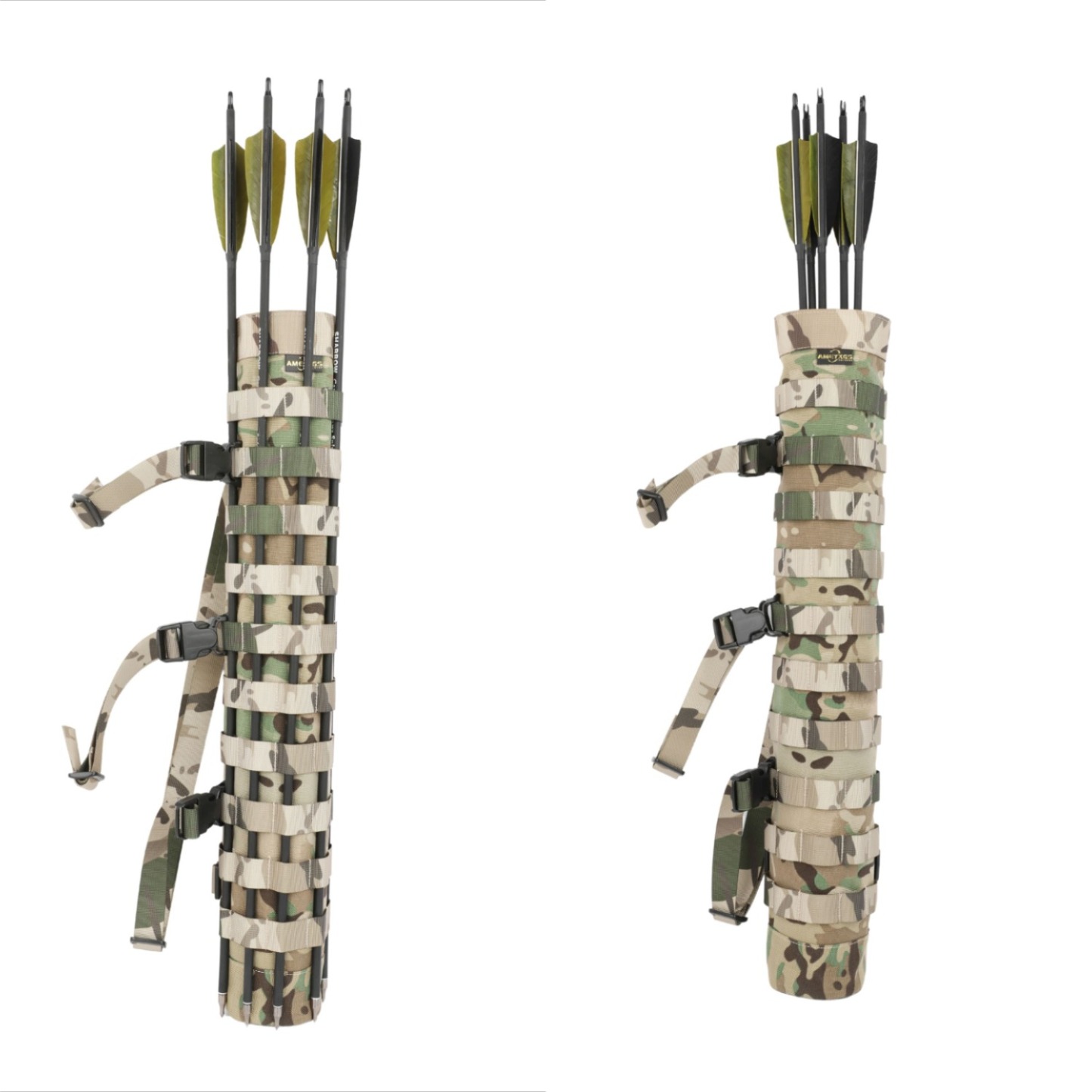 Recurve Bow Back Quiver Adjustable Hunting Arrow Holder