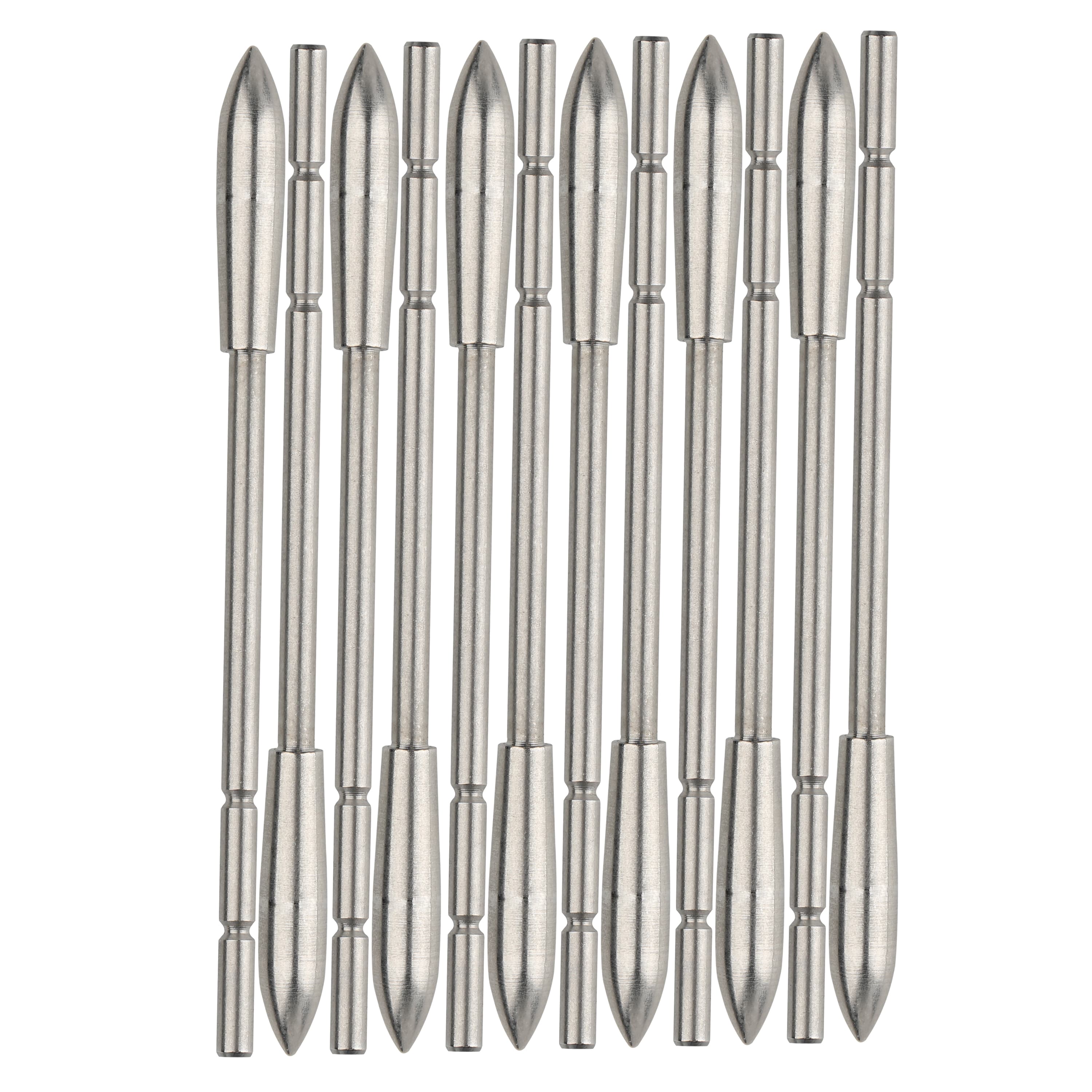 Stainless Steel Arrow Insert Field Points Precision Weighted Tips