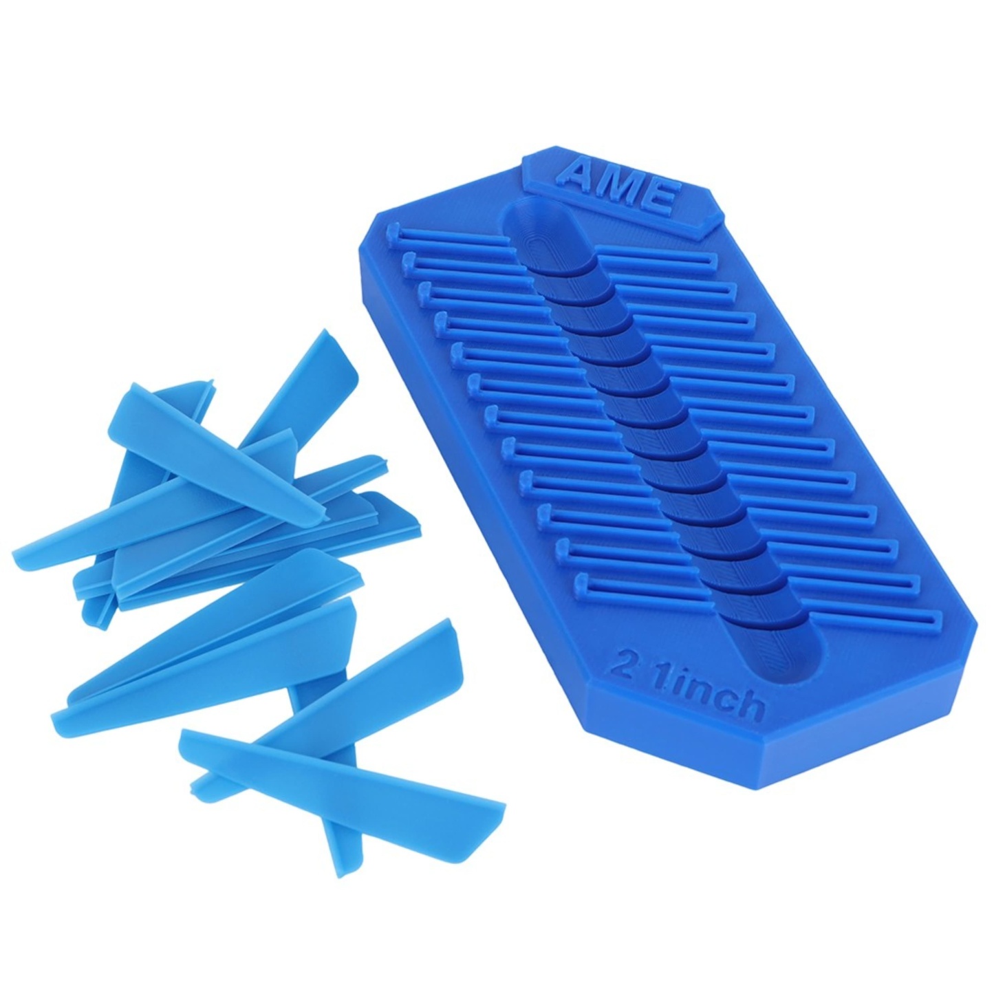 2 Inch Arrow Feather Adhesive Board Archery Fletching Tool