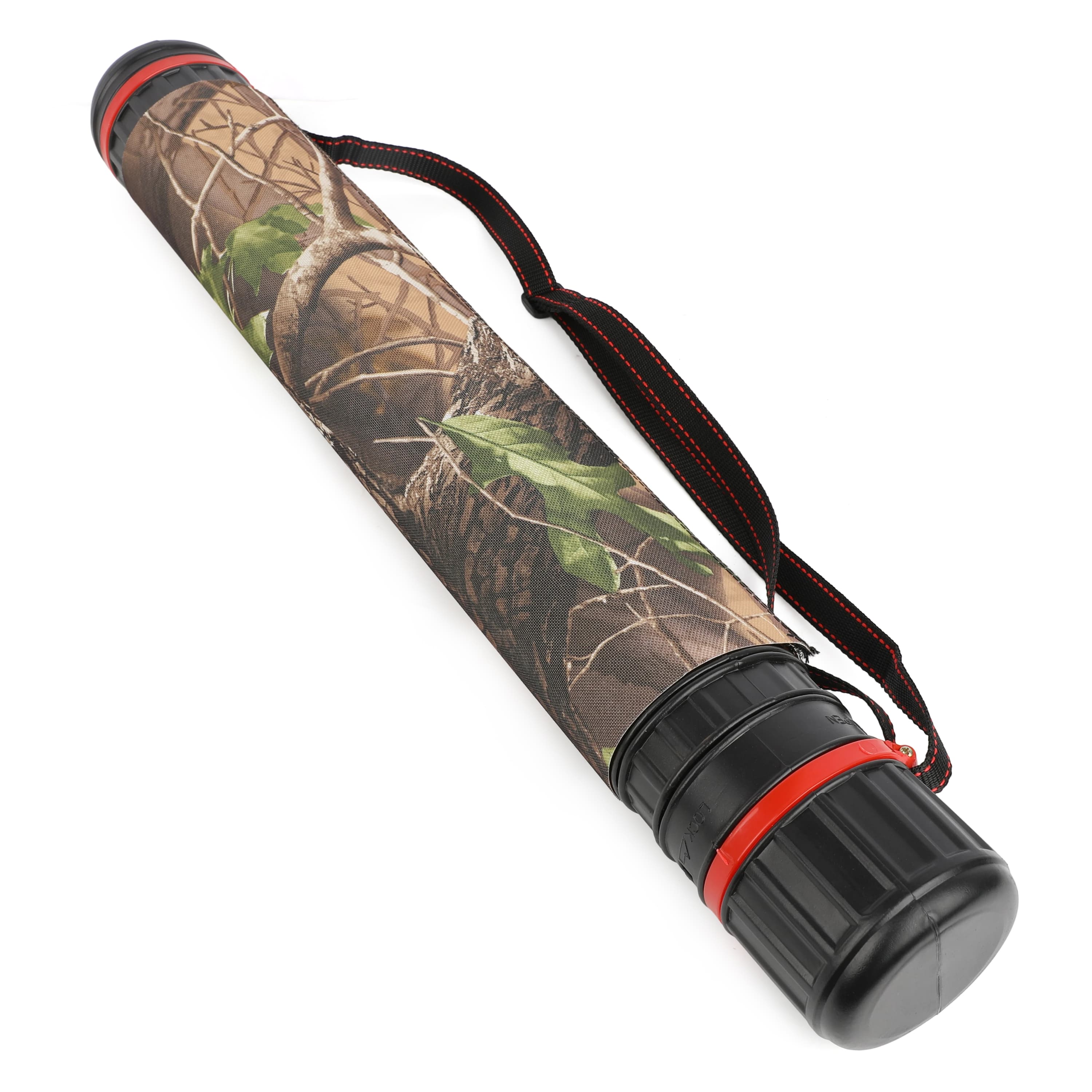 Archery Arrow Tube Quiver 63–105cm Adjustable Back Bag