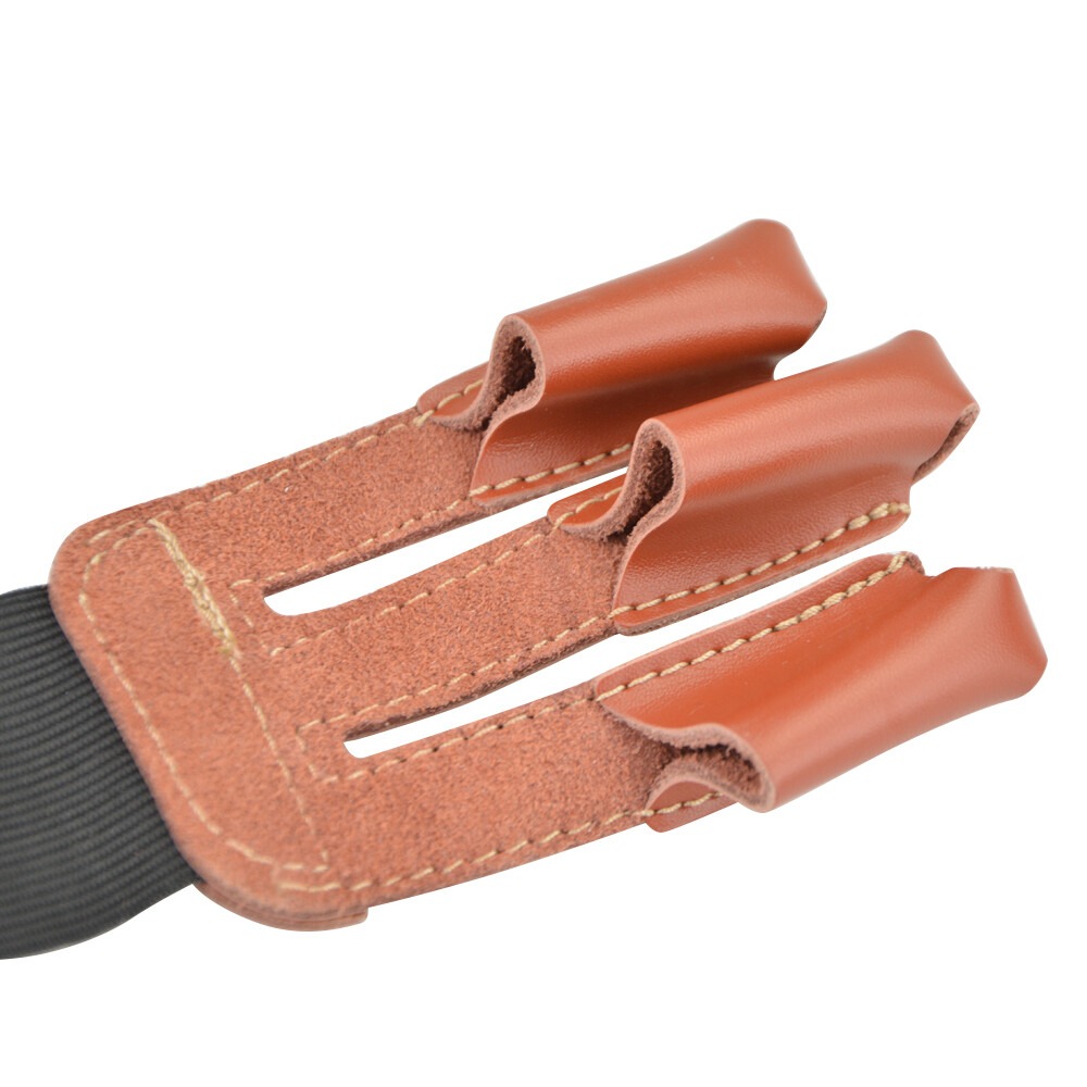 Traditional Archery Protective Gear Arm Guard Finger Tab Thumb Ring