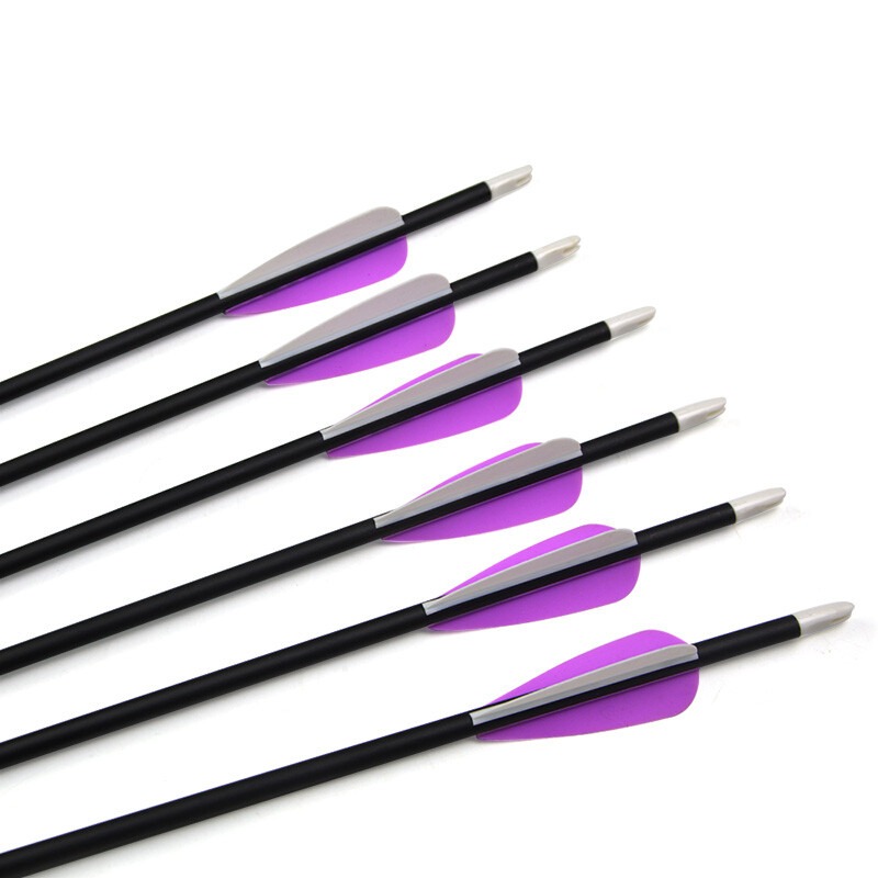 Carbon Archery Arrows 500 Spine for Target Practice & Field Shooting