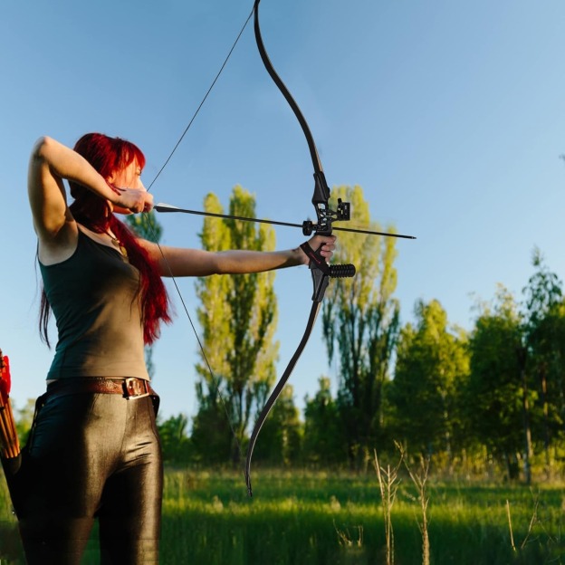 Junxing Archery F177 Hunting Recurve Bow 54" 30-50lbs Metal Riser RH