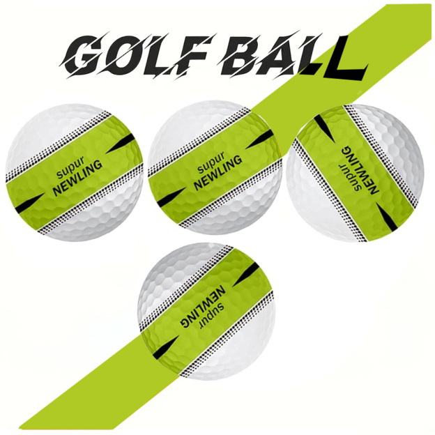 Rubber Golf Ball Practice Training Driving Range Indoor Outdoor 6pcs