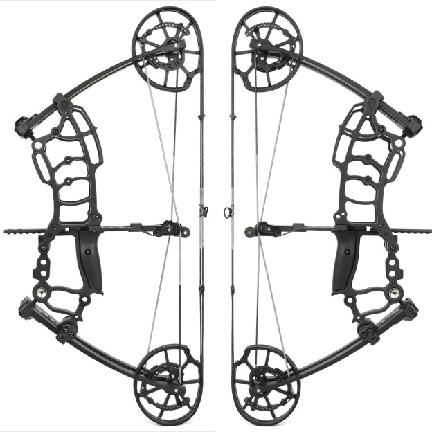 Junxing M109ka Dual-Use Compound Bow 27'' Hunting Steel Ball Arrows