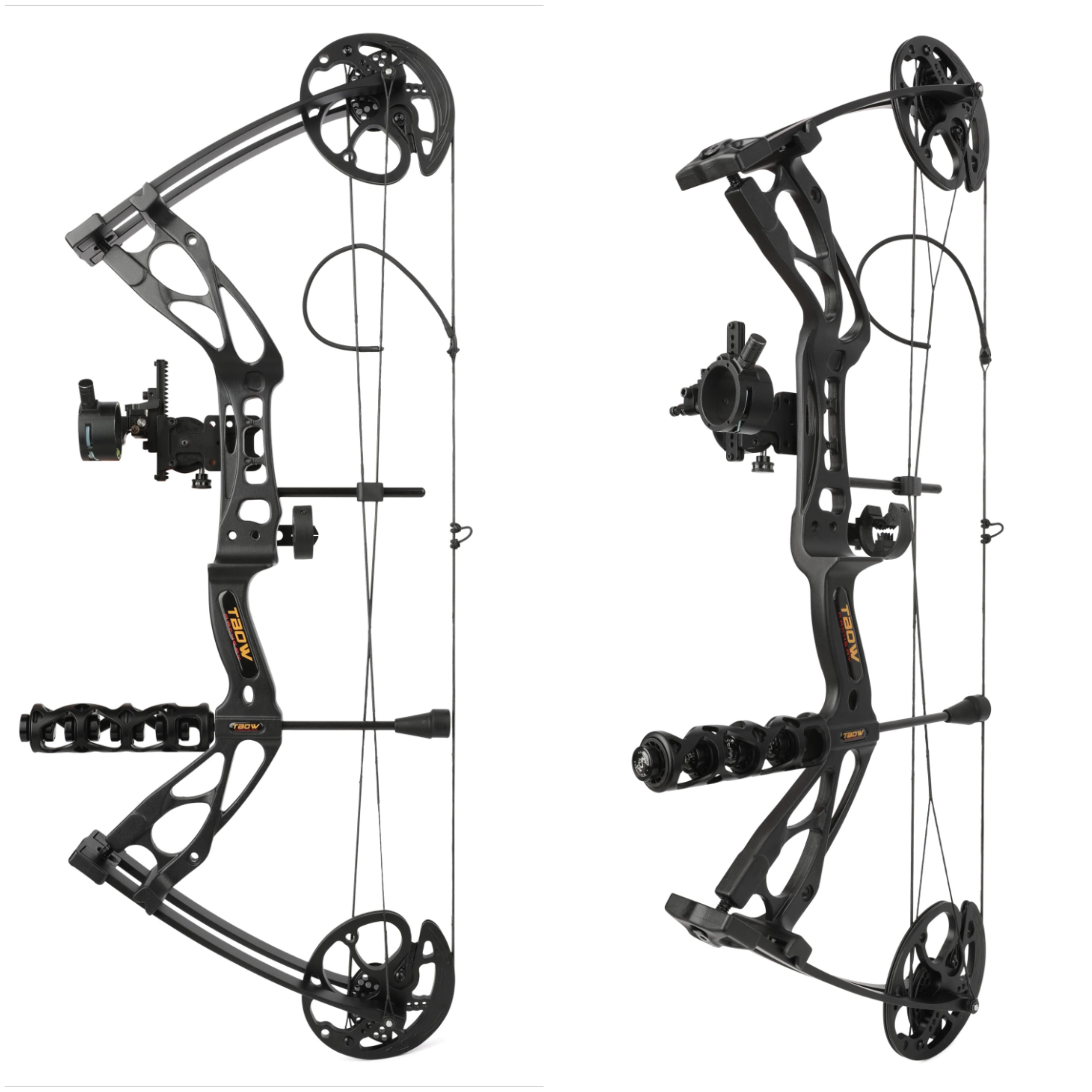 TBOW JUNXING M133 Compound Bow All-in-One Hunting Package 0-70lb