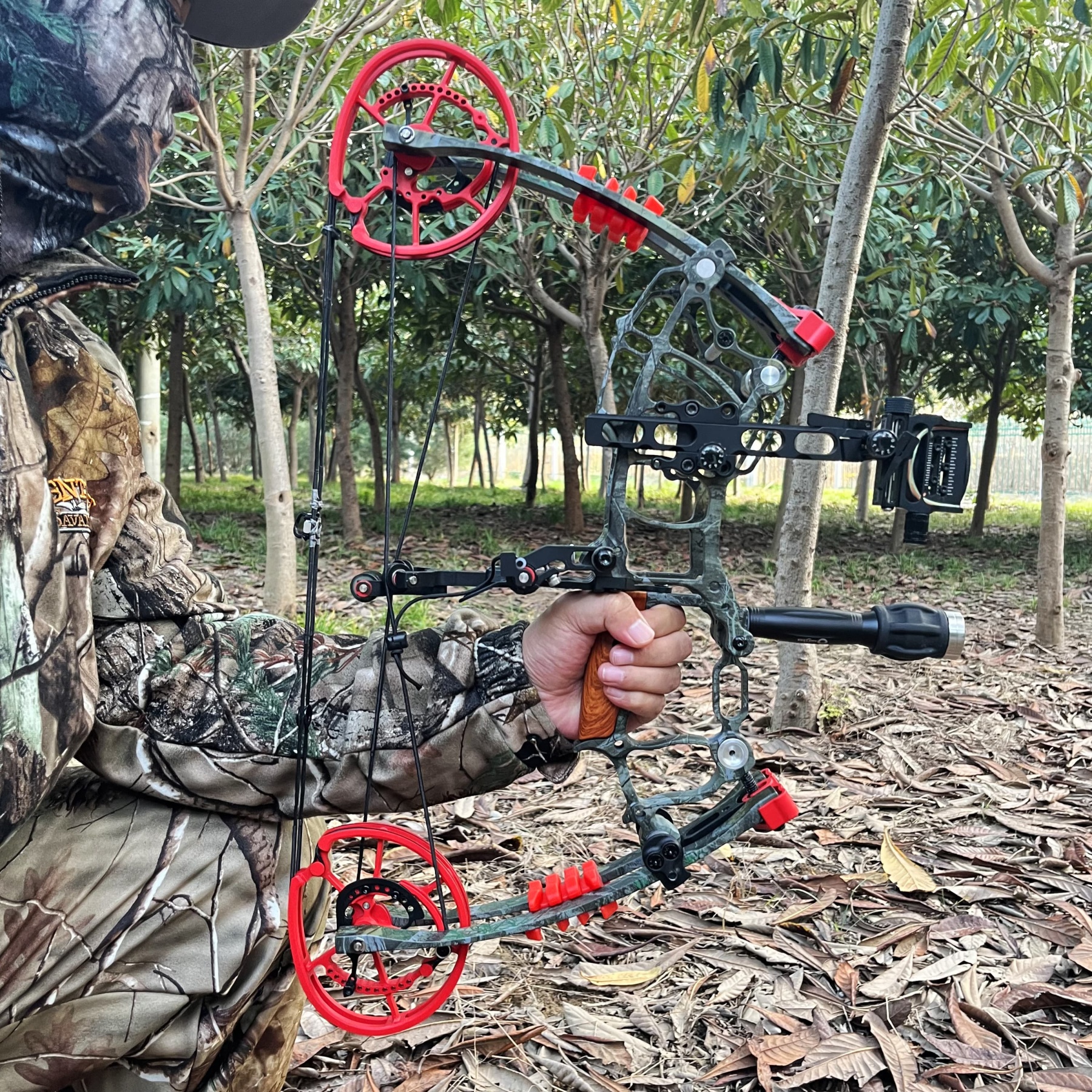 Dual-Use Compound Bow Set 19" Shoots Arrows Bow RH LH