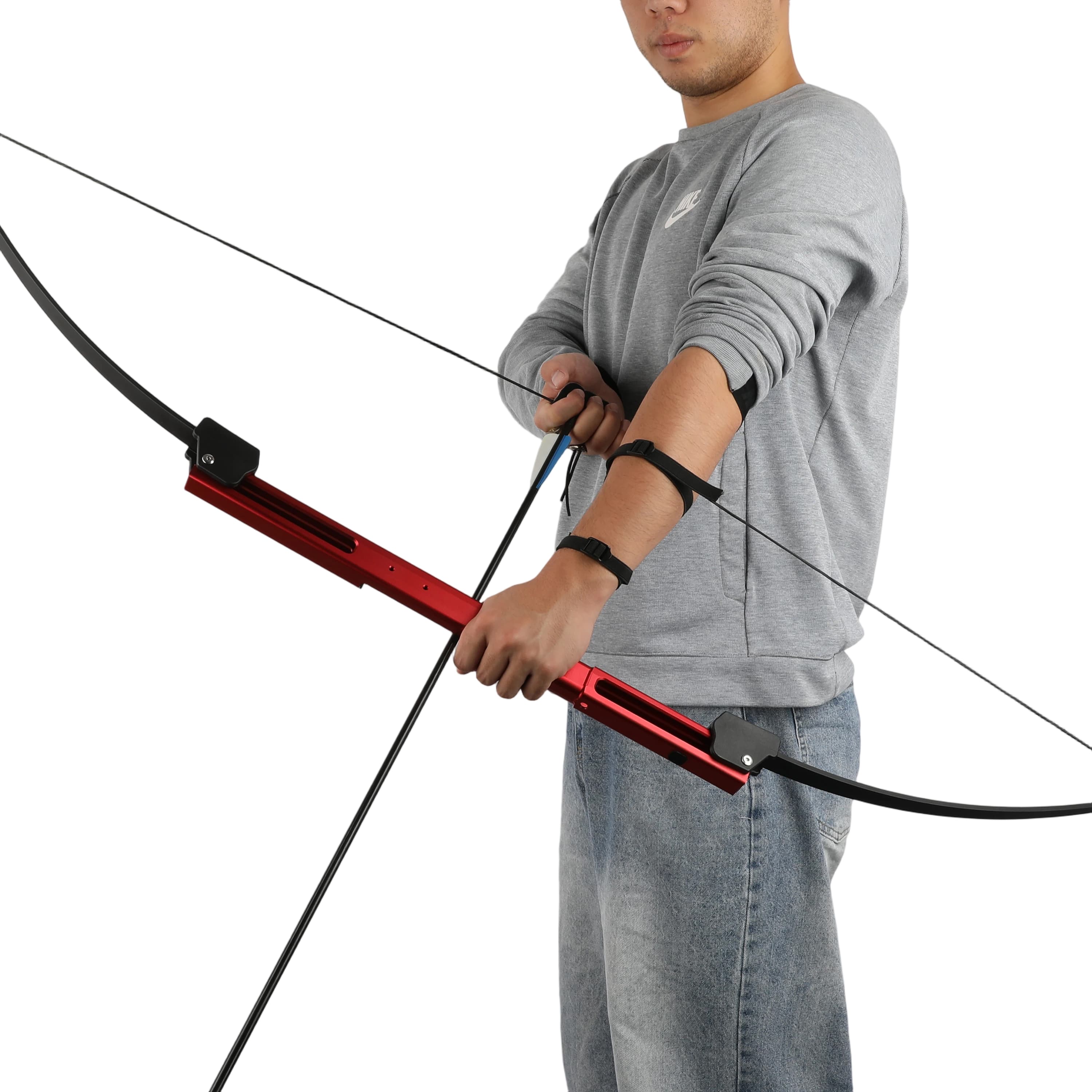 Portable 58" Folding Recurve Bow 35lbs for Outdoor Hunting