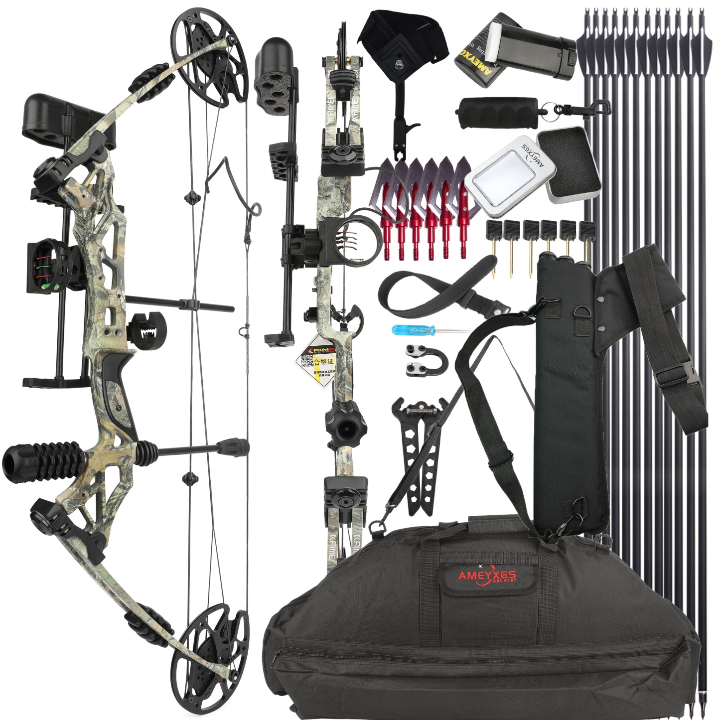 KAIMEI HAN Compound Bow 30-70lbs Archery Target Bow Hunting Shooting