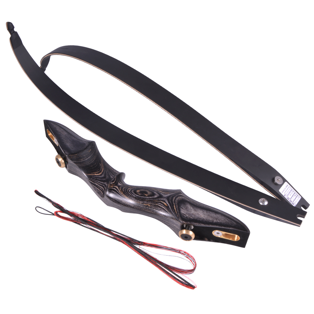 Takedown Recurve Bow Set ILF Traditional H15-58"Wooden Hunting
