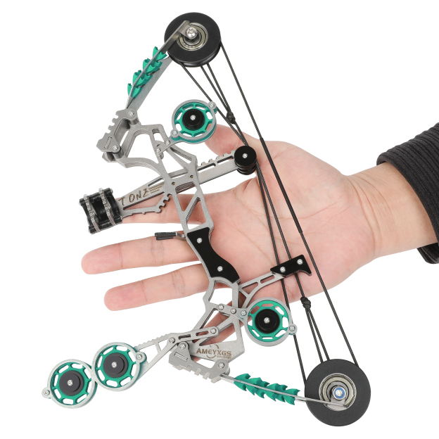 11" Mini Compound Bow Set RH/LH for Hunting Shooting Practice Archery