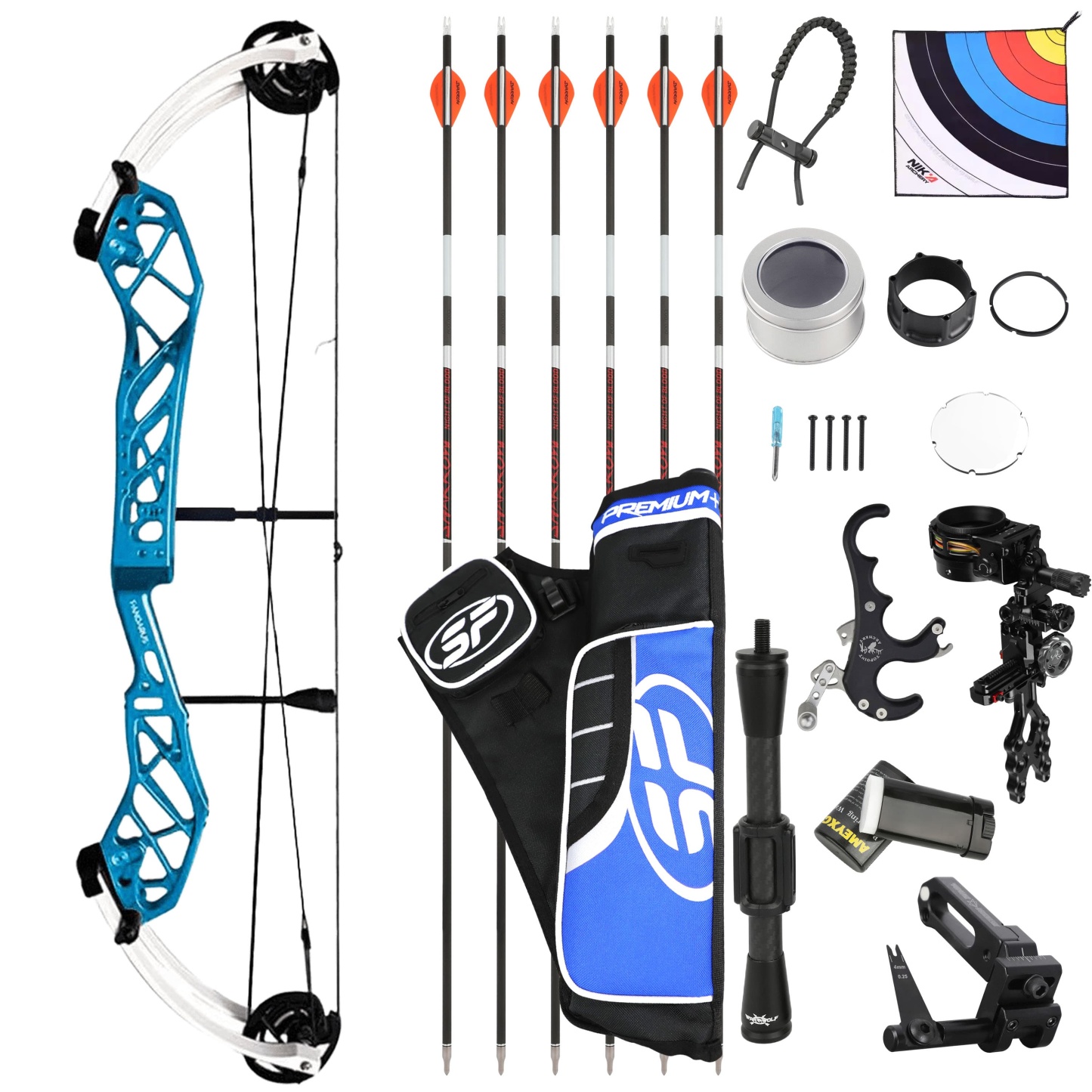 Archery 50-60lbs Compound Bow set Let-off 65%-75%