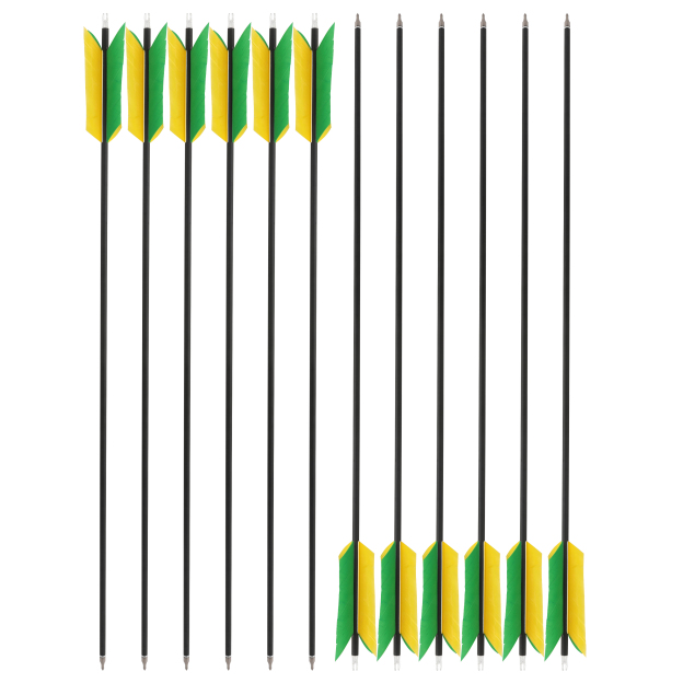 Carbon Arrows Turkey Flu-Flu Feather Spine 500 Recurve Bow Hunting