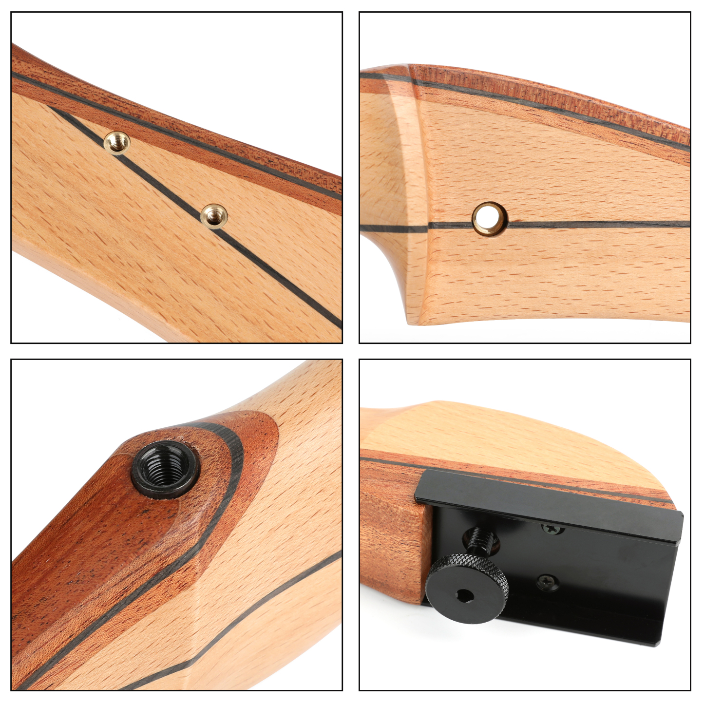 Takedown Recurve Bow 66" 68" 70" 14-40lbs for Target Hunting Practice