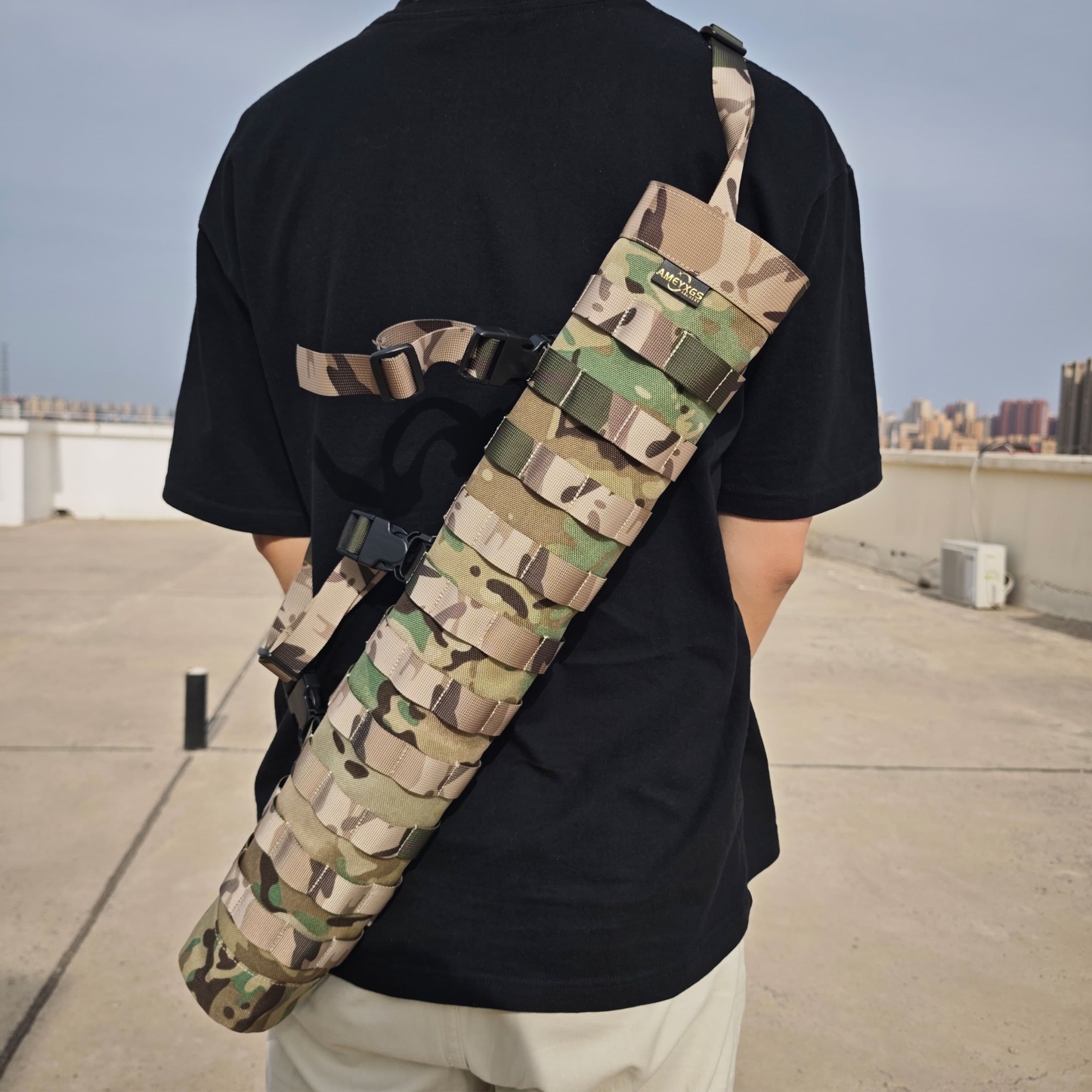 Recurve Bow Back Quiver Adjustable Hunting Arrow Holder