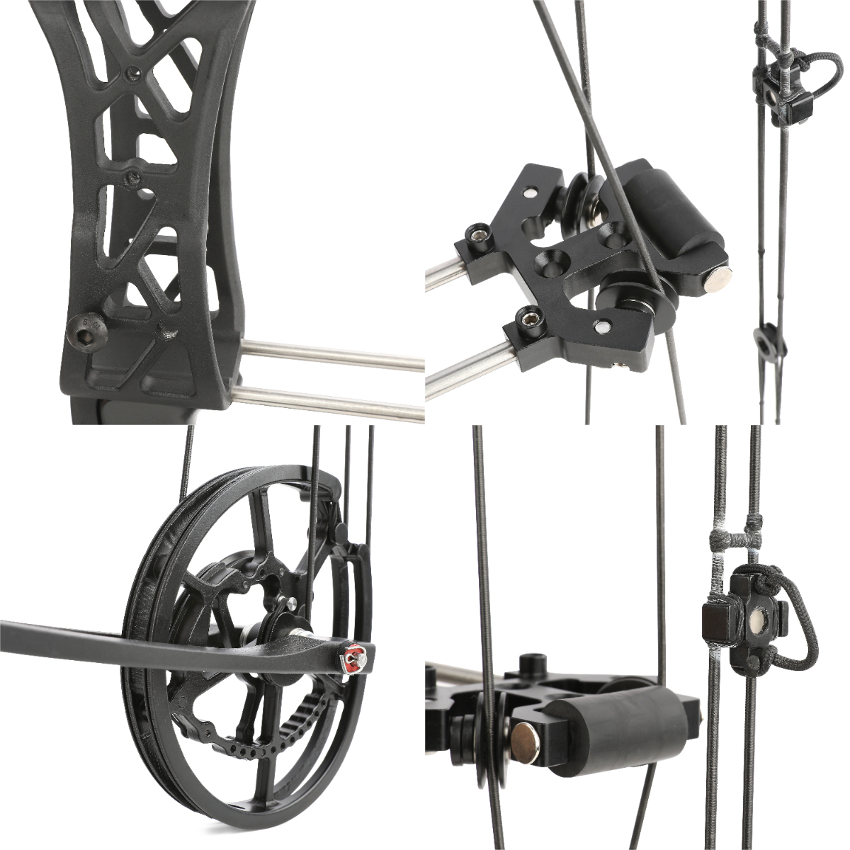 Compound Bow Dual-use Steel Ball Arrows Archery Hunting Fishing RH LH