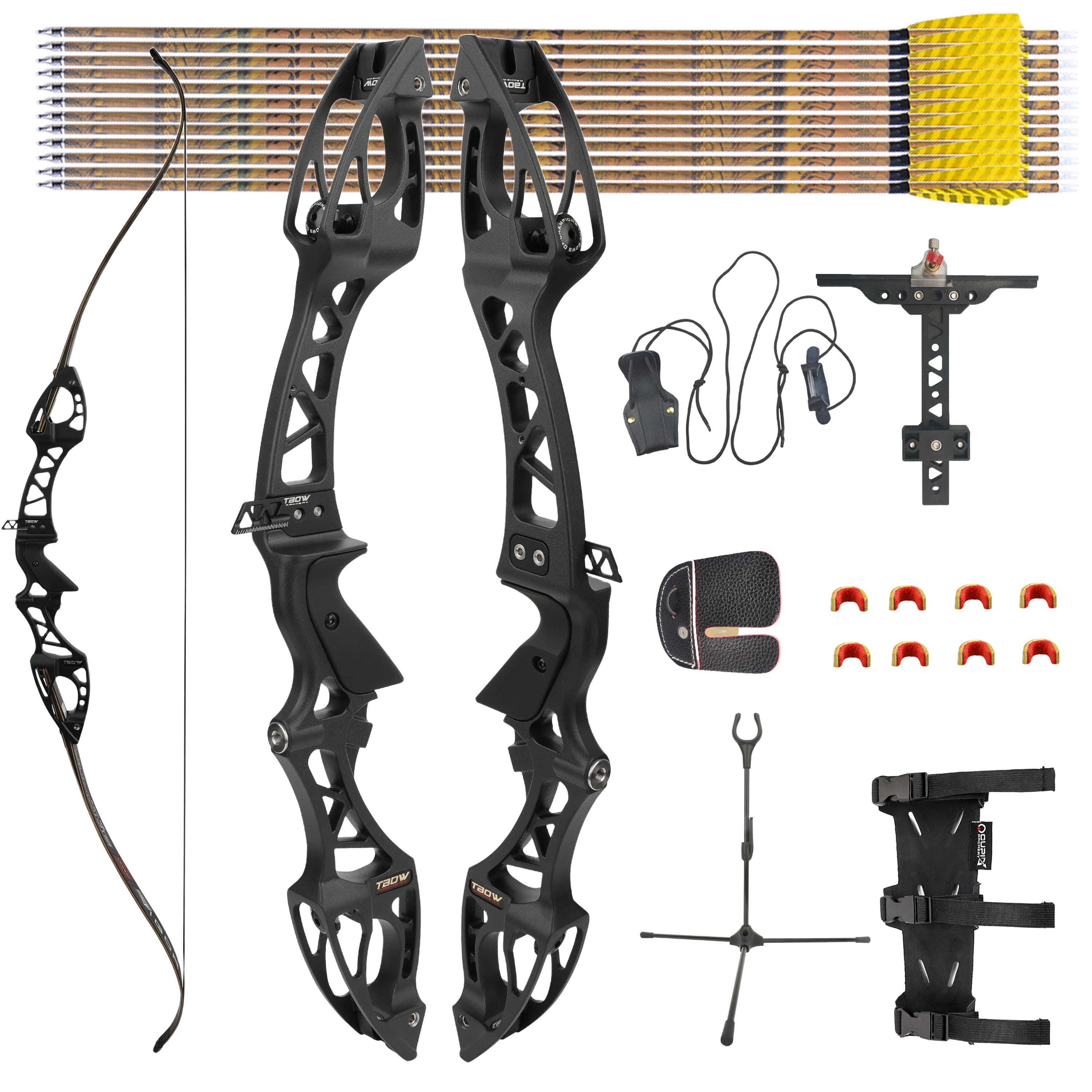 Junxing H8 68" Recurve Bow F Interface Olympic Target Bow Kit 20-40lbs