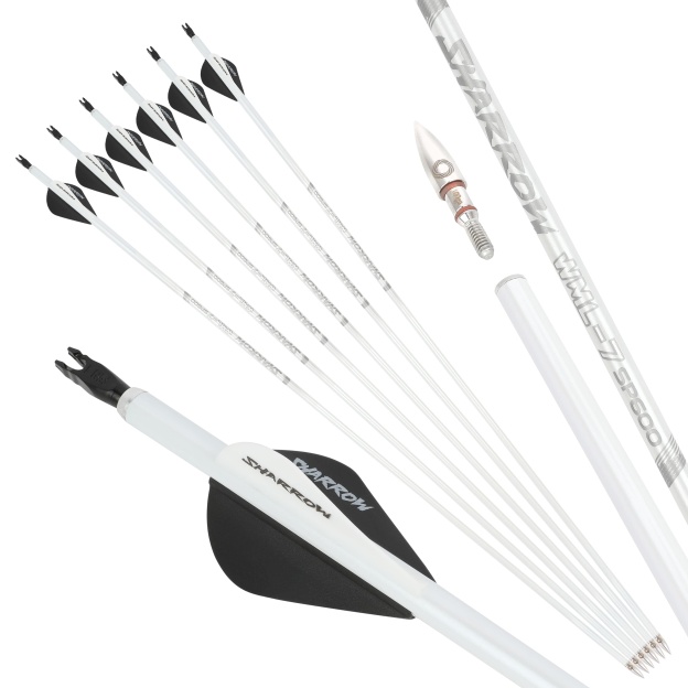 32.5" Pure Carbon Arrow Target Arrows 600 Spine Beiter Nock