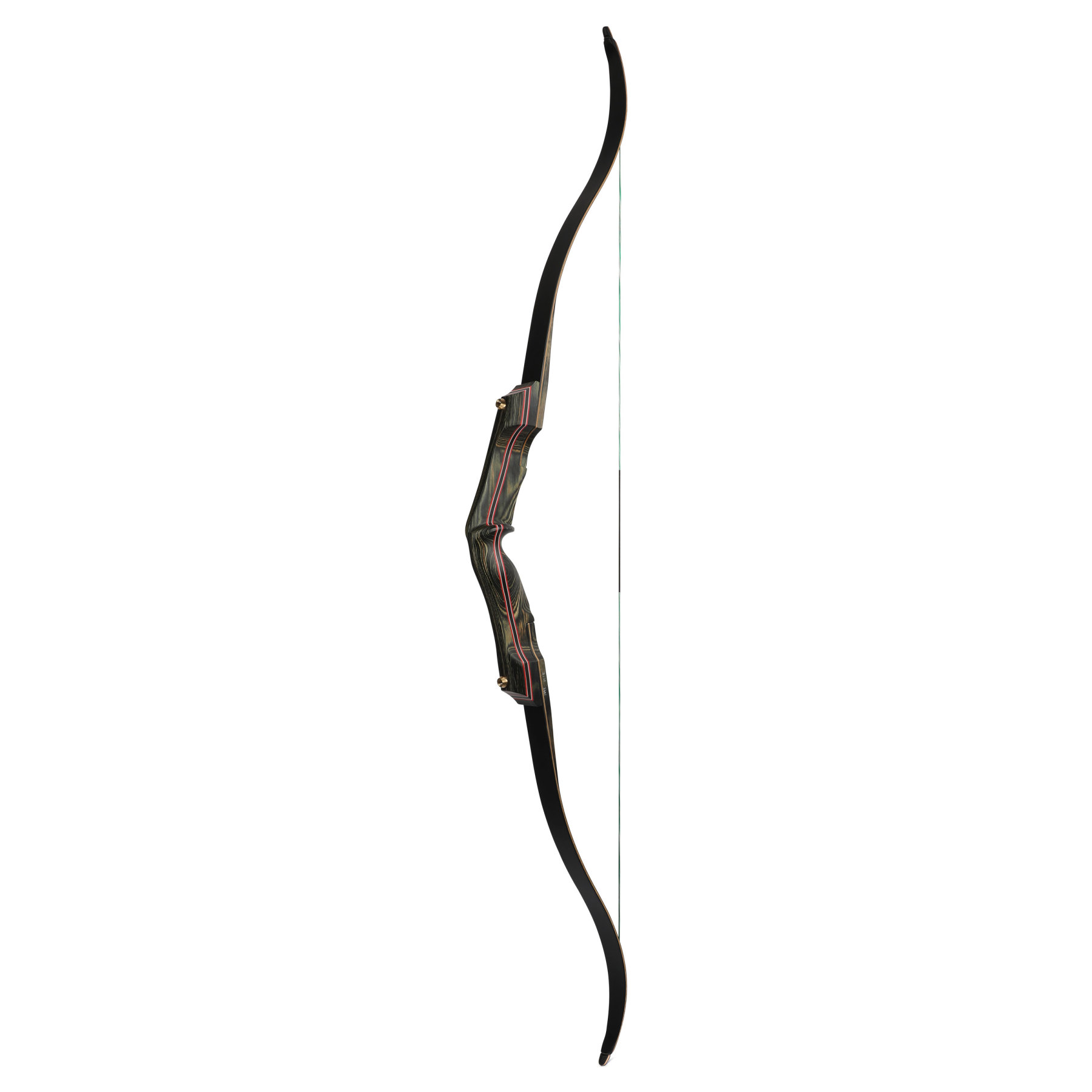62" Takedown Recurve Bow 30-60lbs Wooden Riser American Hunting