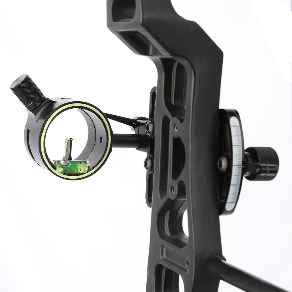 1 Pin Compound Bow Sight 0.019" Adjustable Archery Hunting Target