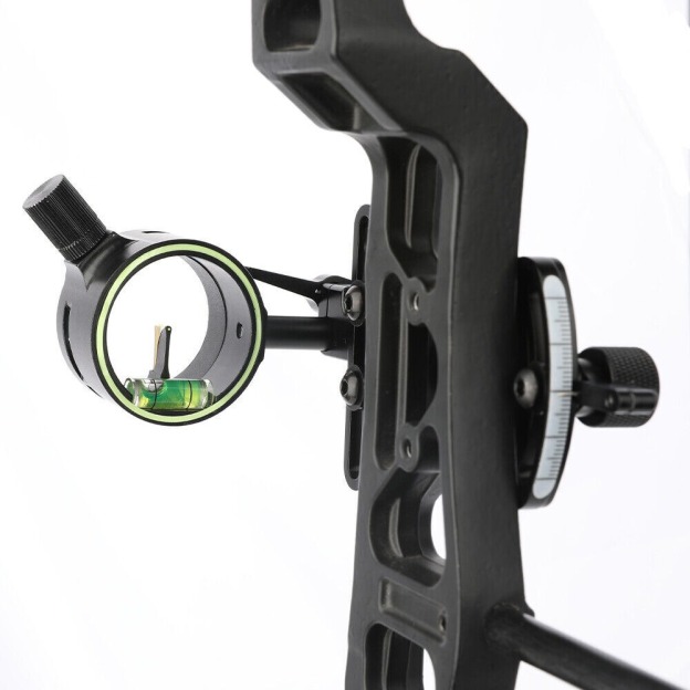 1 Pin Compound Bow Sight 0.019" Adjustable Archery Hunting Target