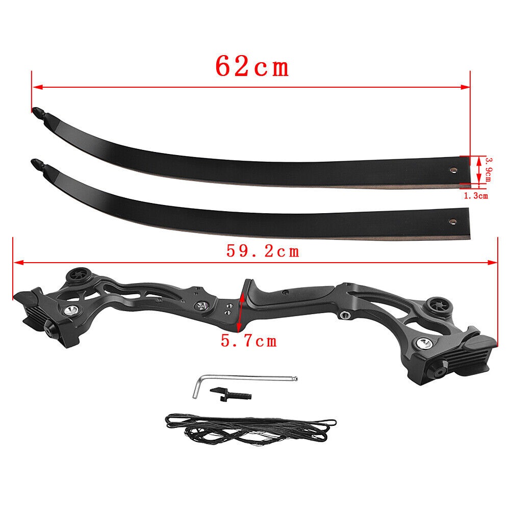 Junxing F163 Hunting Takedown Recurve Bow 30-55 lbs 64" Archery