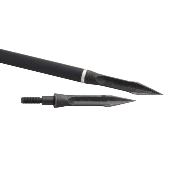 112-Grain Carbon Steel Broadheads Hunting Fixed Blade